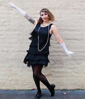 Flapper Girl DIY halloween costume
