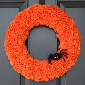 Felt Halloween Wreath