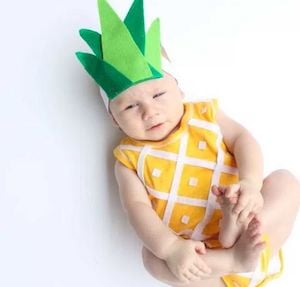 Handmade Pineapple Baby Costume