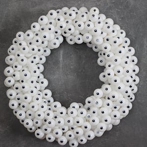 Googly Eye Halloween Wreath