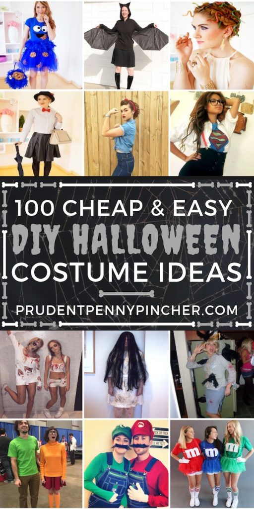 100 Cheap and Easy DIY Halloween Costumes - Prudent Penny Pincher