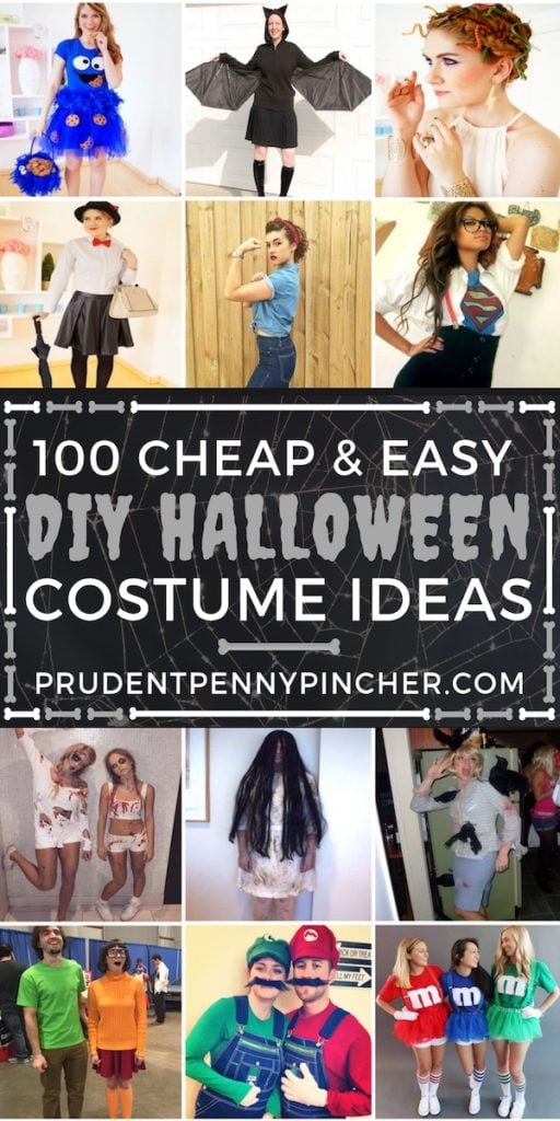 100 Cheap And Easy Diy Halloween Costumes Prudent Penny Pincher 