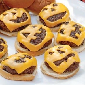 Jack O Lantern Hamburgers