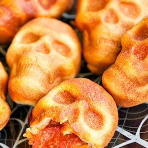 halloween  Pizza Skulls appetizer