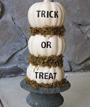 Dollar Tree Pumpkin Topiary Decoration