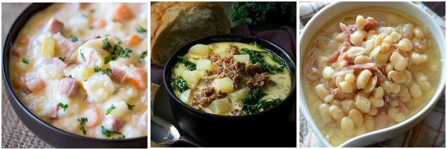 ham, bacon and pork soup recipes for the crock pot