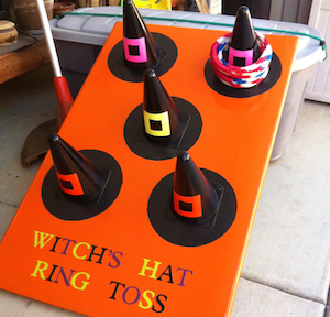 Witch Hat Ring Toss