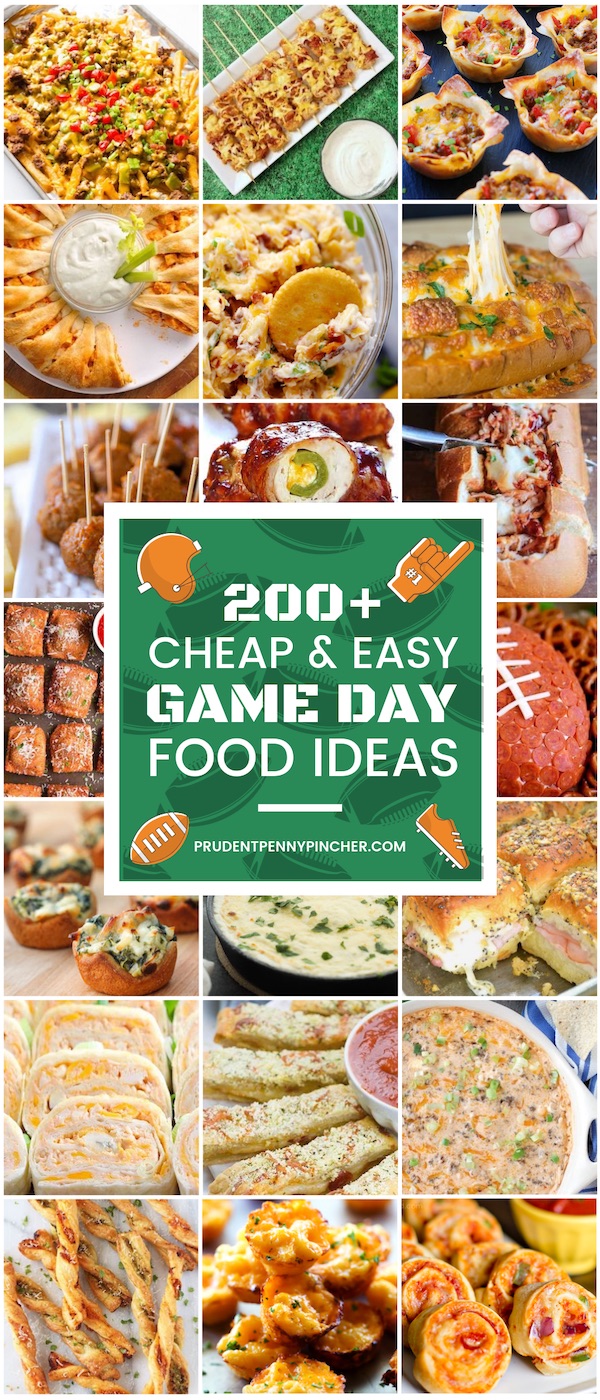200 Cheap and Easy Football Party Foods