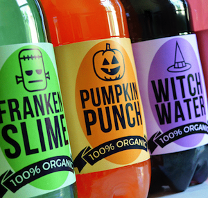 Halloween Soda Labels