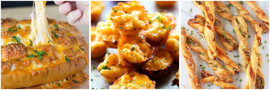 cheesy finger foods