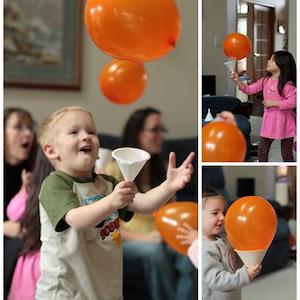 Halloween Balloon Catch  game for kids