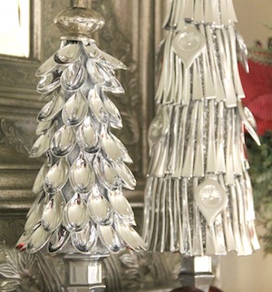 Silver Spoon Christmas Tree 