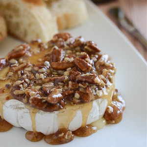 Maple Pecan Baked Brie