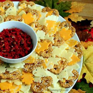 Autumn Leaf Cheese Platter