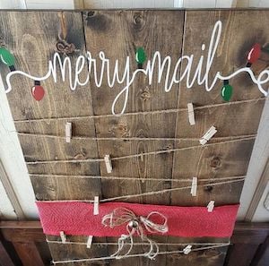 Merry Mail Card Holder