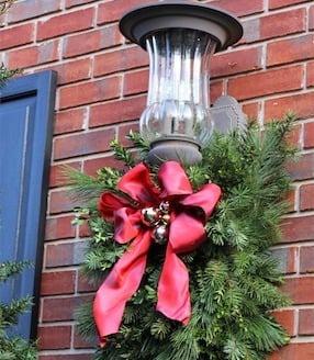 Christmas Porch Light Decoration
