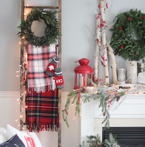 rustic Christmas Ladder