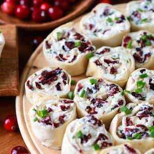 Cranberry Feta Pinwheels