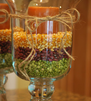 DIY Thanksgiving Vase decoration