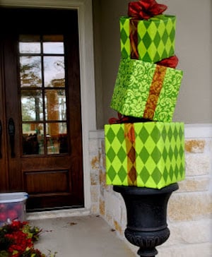 Stacked Present Topiary