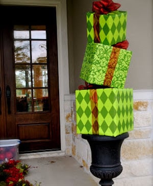 Christmas Present Topiary