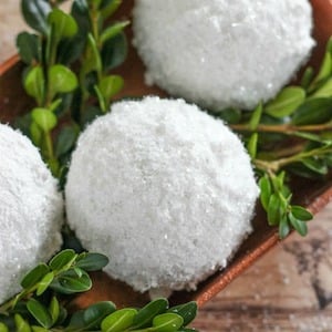 bolas de nieve caseras