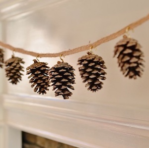 Pinecone Garland