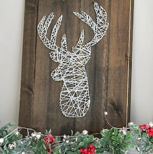 Deer Head String Art 