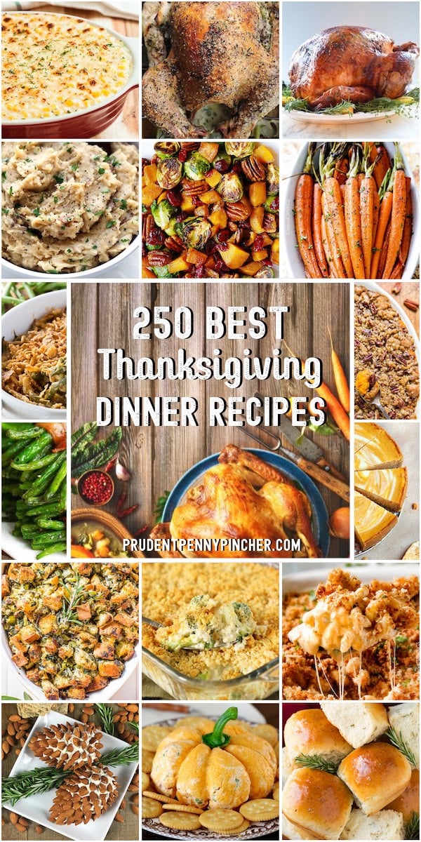 250 Best Thanksgiving Dinner Recipes 