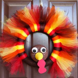 Turkey Tulle Wreath