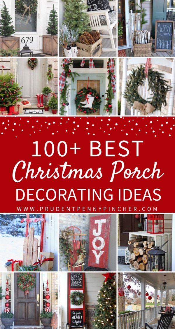 100 Best Porch Christmas Decorations - Prudent Penny Pincher