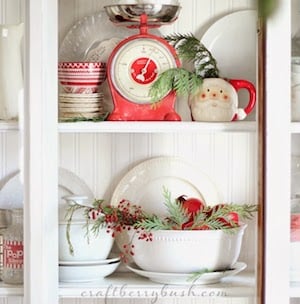 Christmas Farmhouse Kitchen Decorations 