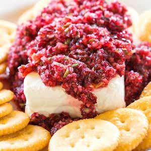 Cranberry Cream Cheese Salsa Thanksgiving Appetizer