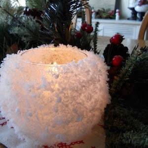 Snowball  Candleholder