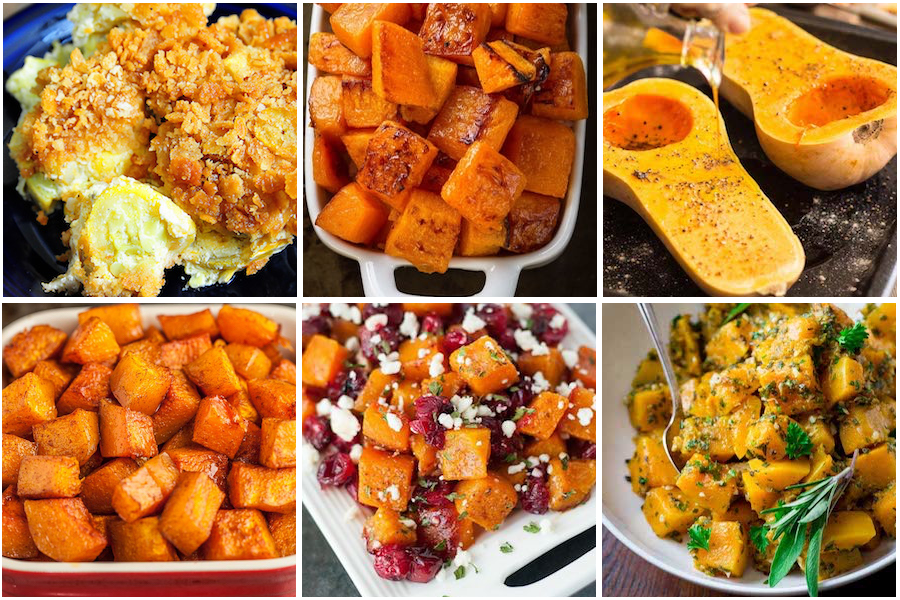 squash side dish recipes for Christmas dinner