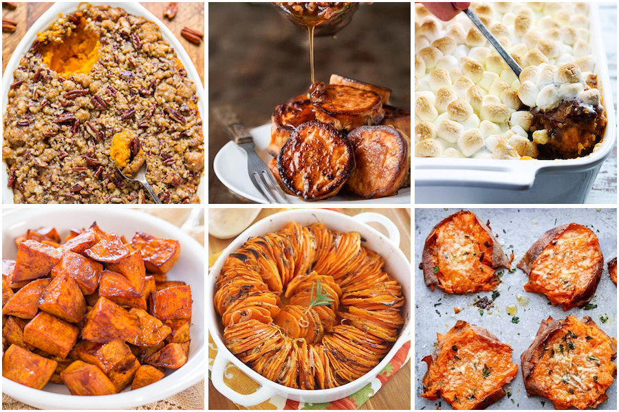 yam and sweet potato thanksgiving side dishes