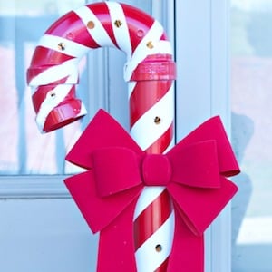 PVC Lighted Candy Canes
