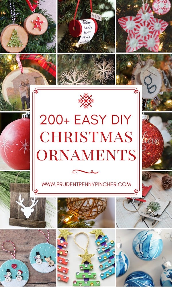 200 Easy DIY Christmas Ornaments