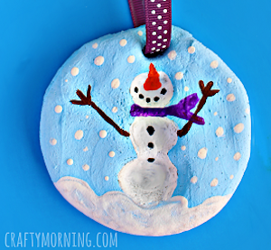 Snow Globe Cup Ornaments - Crafty Morning