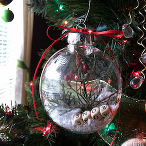Christmas Ornament Looking Glass