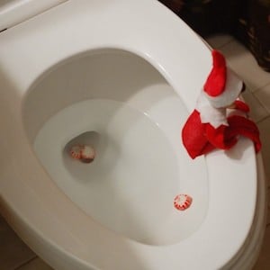 Elf Going to the Bathroom