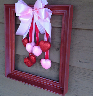 Valentines Day Framed Wall Art decor idea