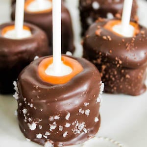 Chocolate Caramel Marshmallows 