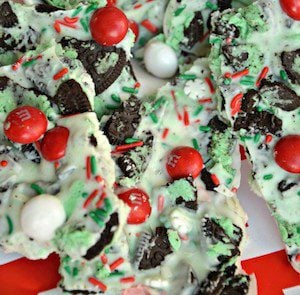 Reindeer Peppermint Crunch Bark