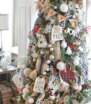 Cottage Christmas Tree Theme