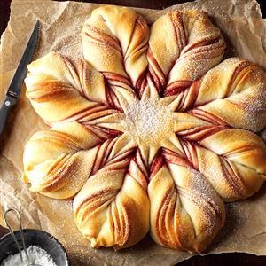 Christmas Star Twisted Bread