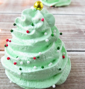 Christmas Tree Meringues Christmas Dessert