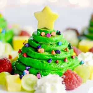 Christmas Tree Pancakes