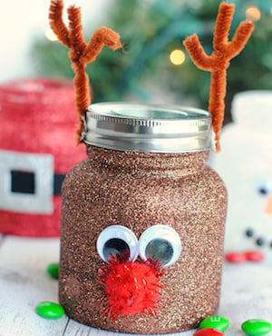 Christmas treat jar