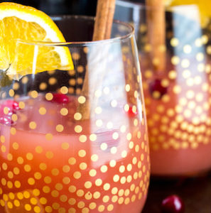 Cranberry Orange Juice Mimosas